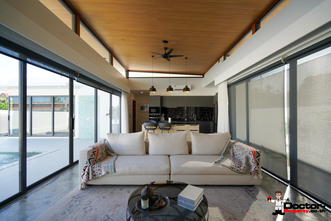 New 3 Bedroom Pool Villa in Bang Rak, Koh Samui – For Sale